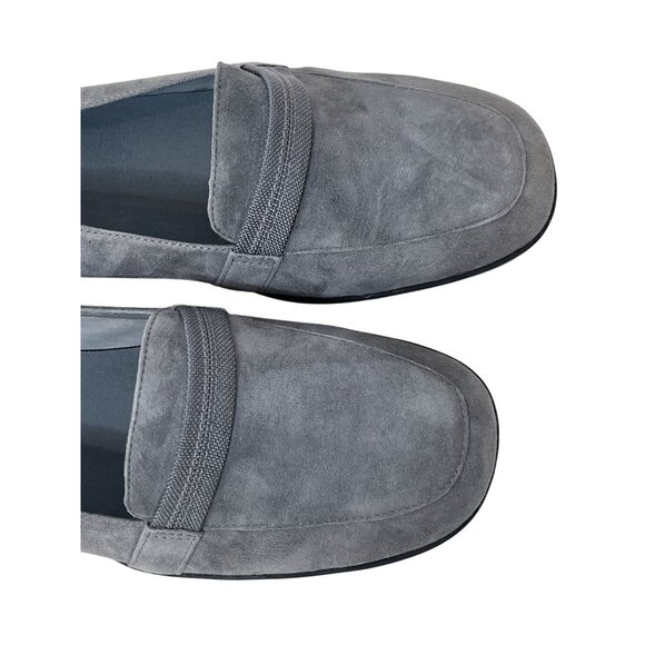 Easy Spirit Gray Suede Loafers Women’s 8 Comfort Work Flats - Picture 5 of 13